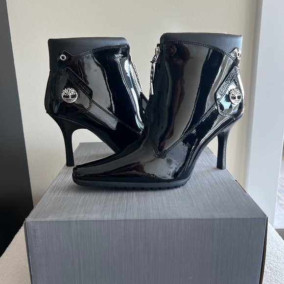 Timberland Veneda Carter Women's Zip Up Heeled Authentic Booties US 9 - Picture 2 of 8